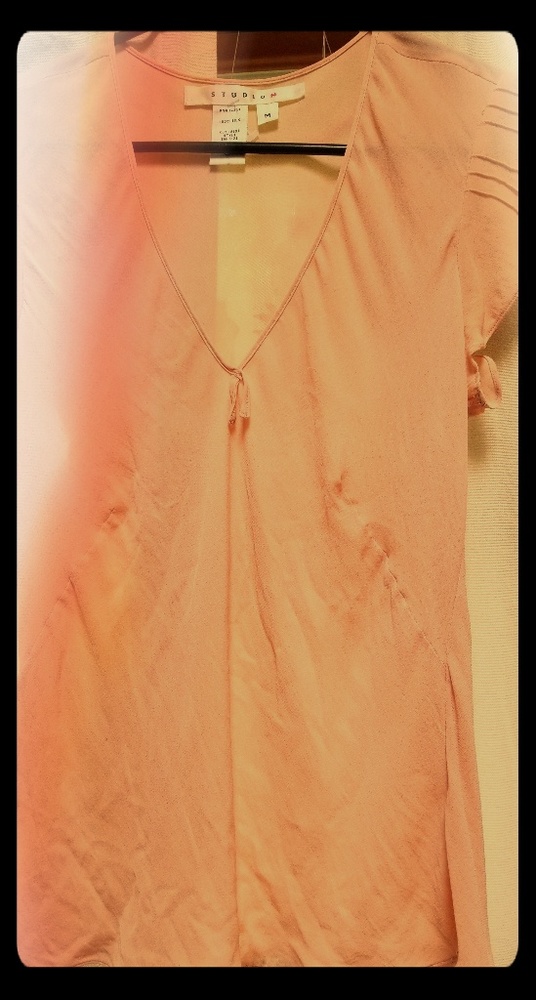 Studio M Pink Silk Blouse